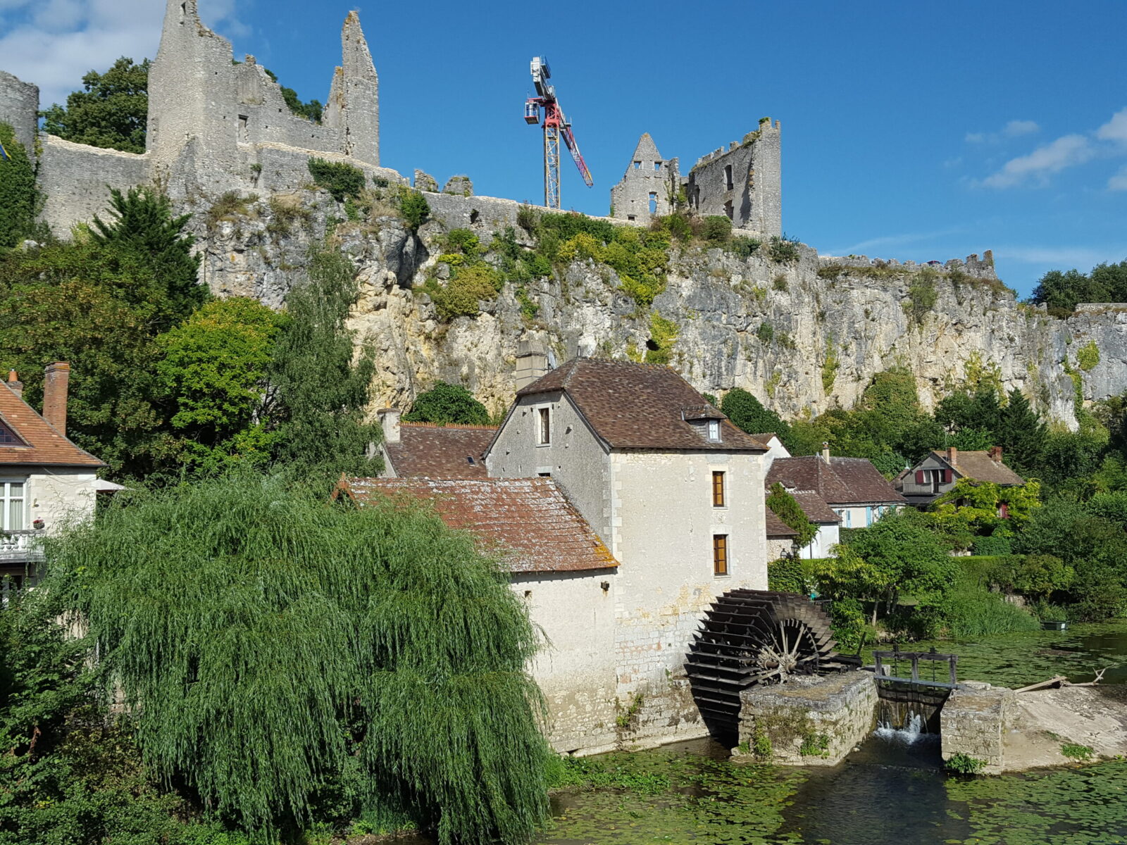 L’Anglin à Angles-sur-l’Anglin (Vienne)